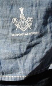 Blue Collar Workers shirt detail 1