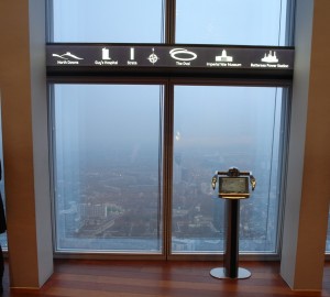 The Shard looking south